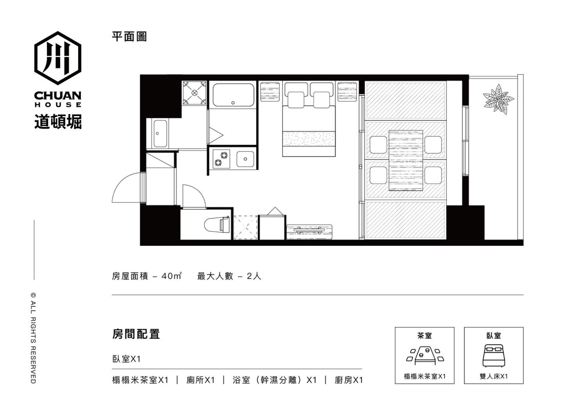 川house道頓堀 Lägenhet Osaka Exteriör bild